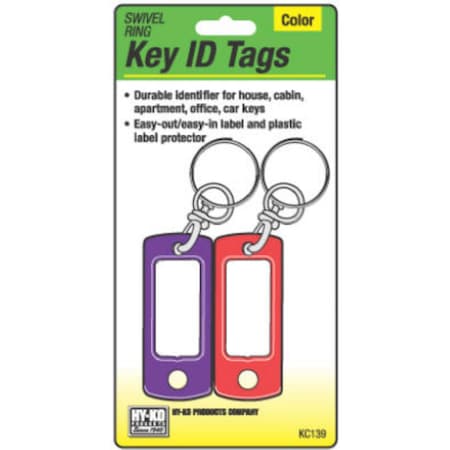 Keytag W/Swivel Ring 2/Card